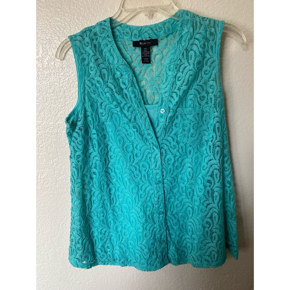 Style & Co lace top